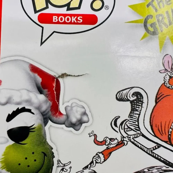 NEW Funko Pop! Books: The Grinch 12 - The Grinch Santa DIY Special Edition #12 - Picture 9 of 11